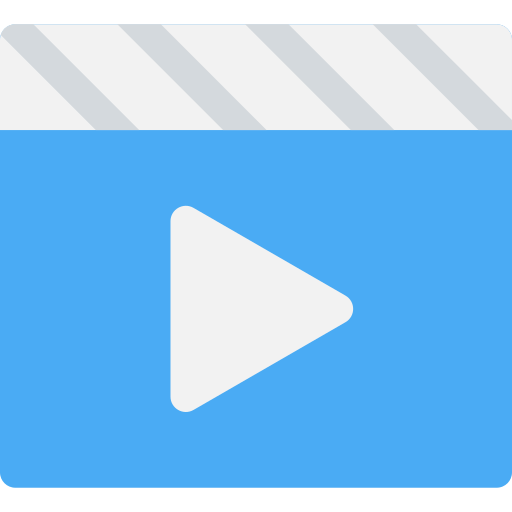 reproductor de video icono gratis