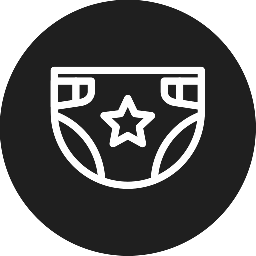 pañal icono gratis