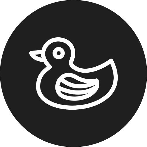 pato de goma icono gratis