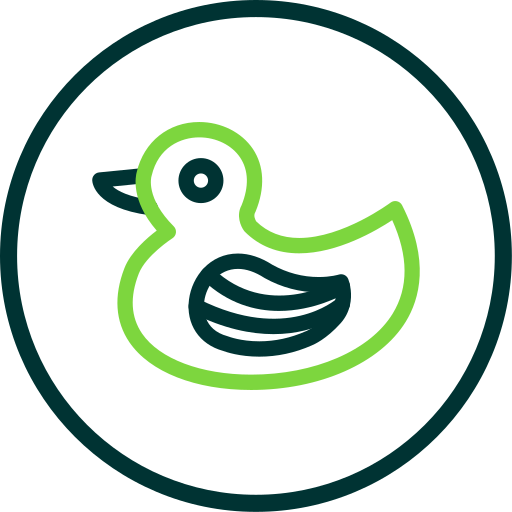 pato de goma icono gratis