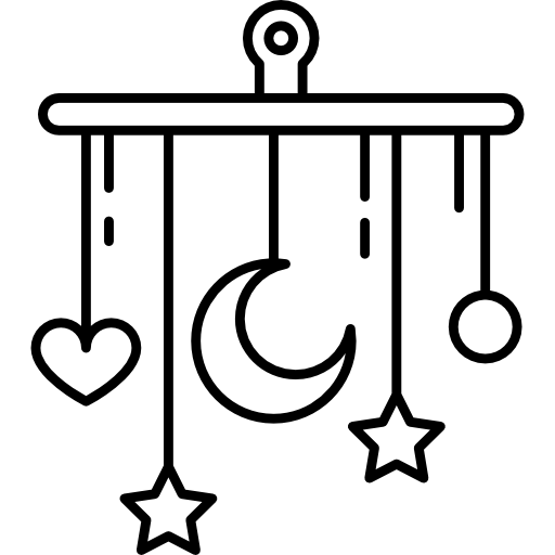 durmientes de bebé icono gratis