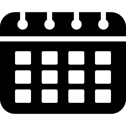 calendario escolar icono gratis