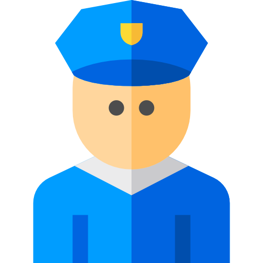 policía icono gratis