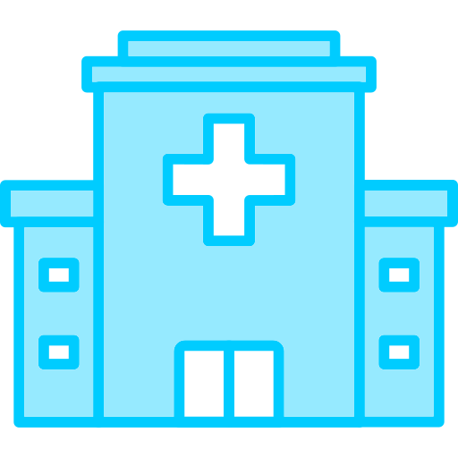 bâtiment hospitalier Icône gratuit