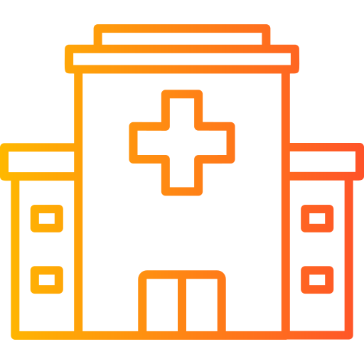 bâtiment hospitalier Icône gratuit