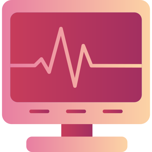 monitor de electrocardiograma icono gratis