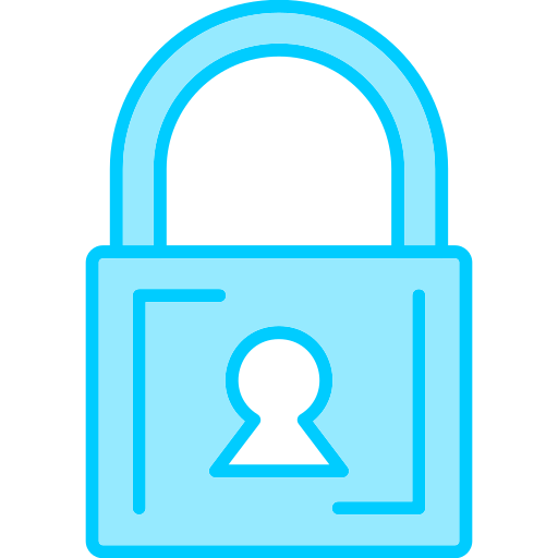 Lock Generic Blue icon