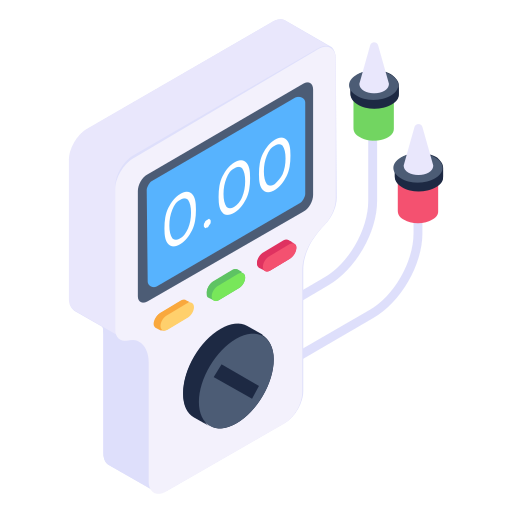 amperímetro icono gratis