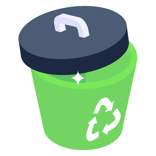 papelera de reciclaje icono gratis