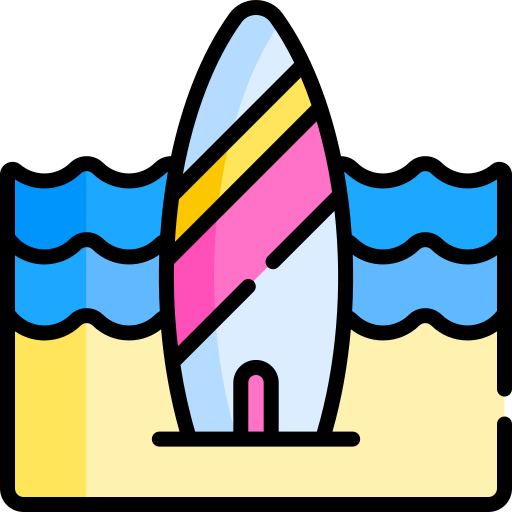 tabla de surf icono gratis