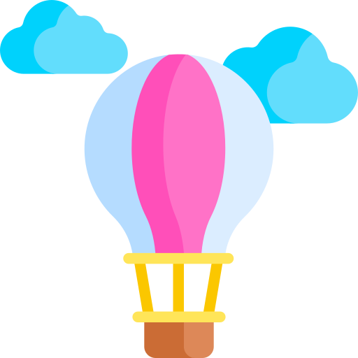 Hot air balloon Special Flat icon