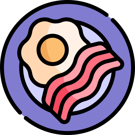 Breakfast Kawaii Lineal Color Icon