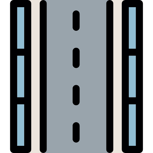 Highway Generic Outline Color icon