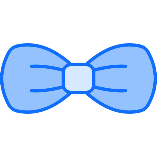 Bow tie Generic Blue icon