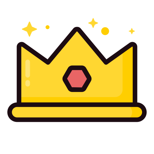 Crown Generic Outline Color icon