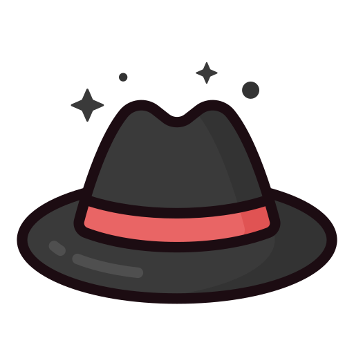 sombrero de fieltro icono gratis