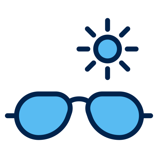 Sunglasses Generic Blue icon