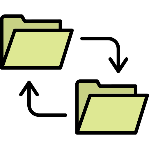 Data transfer Generic Outline Color icon