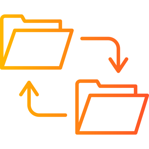 Data transfer Generic Gradient icon