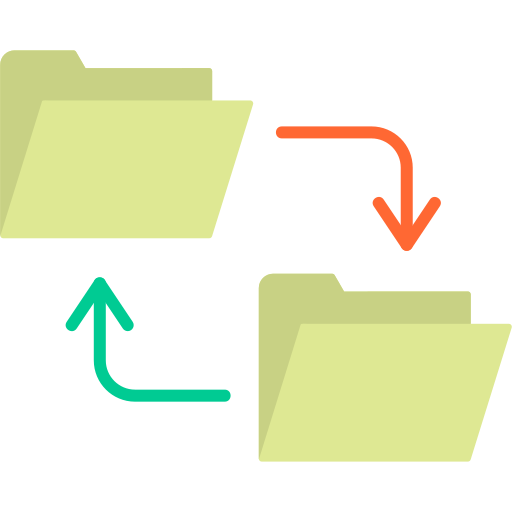 transferencia de datos icono gratis