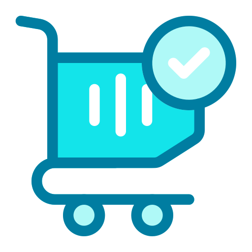 Shopping cart Generic Blue icon