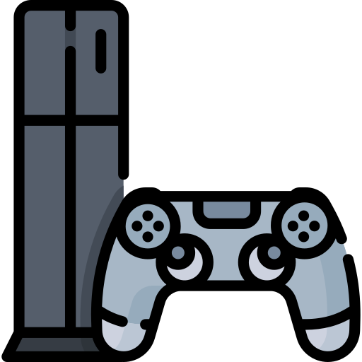 Consola de jogos ps4 - ícones de entretenimento grátis