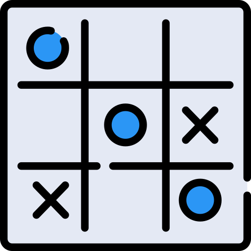 Premium PSD  Tic tac toe board game 3d icon