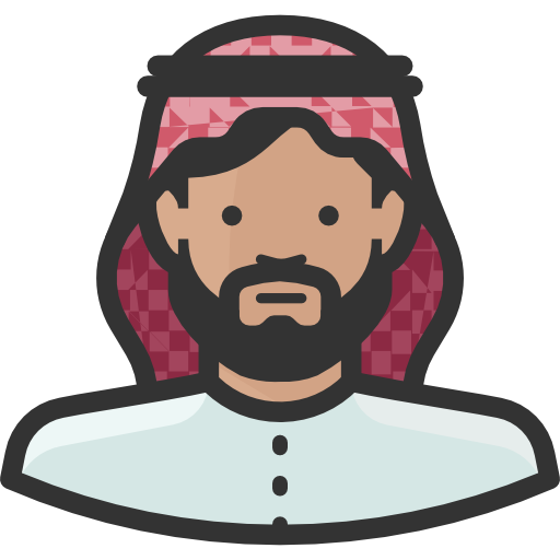 Flat Icon Avatar Bundle: Middle Eastern People