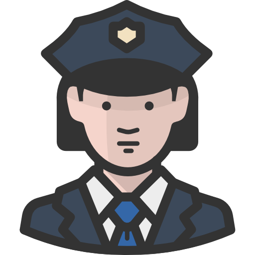 Police Sketchandbuild Lineal Color Icon