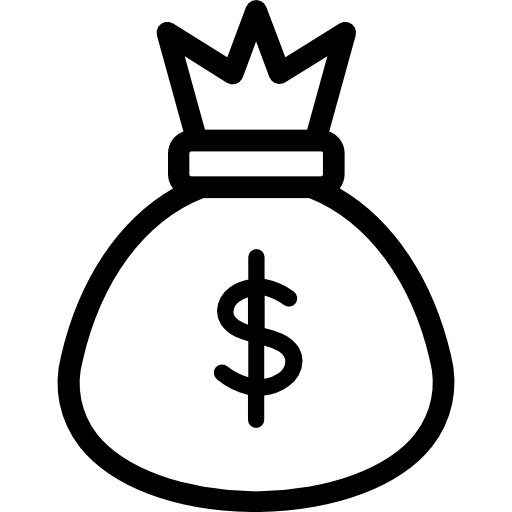 돈 가방 무료 아이콘