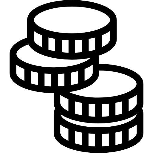 monedas icono gratis