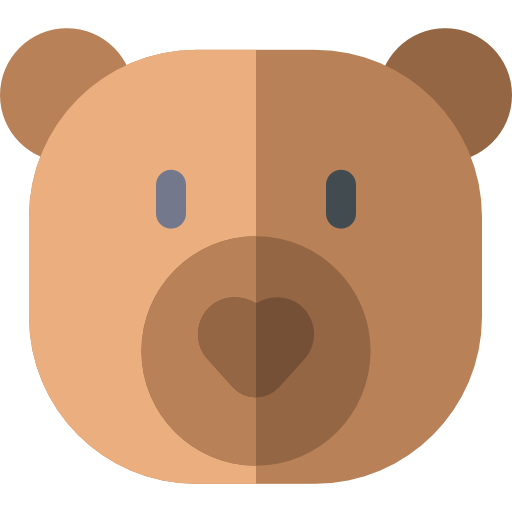 oso de peluche icono gratis