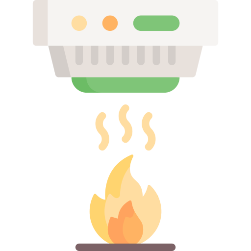 detector de humo icono gratis
