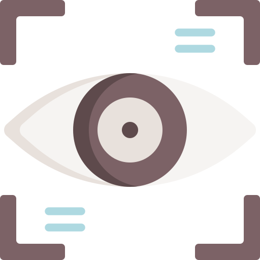 escáner ocular icono gratis