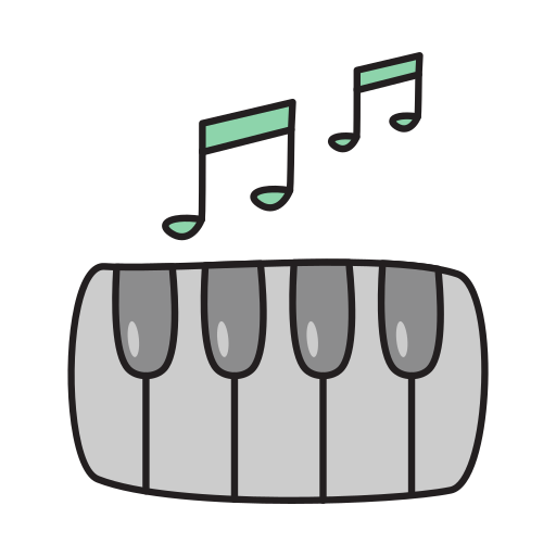 piano icono gratis