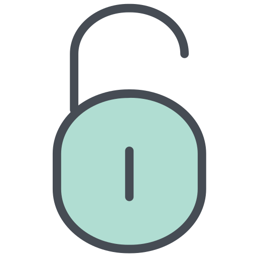 Unlock free icon Unlock free icon