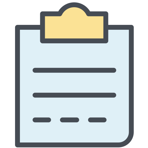 Note Generic Outline Color icon