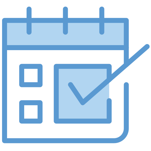 Calendar Generic Blue icon