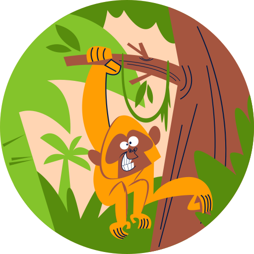 Jungle free sticker Jungle free sticker