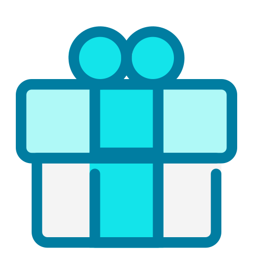 caja de regalo icono gratis