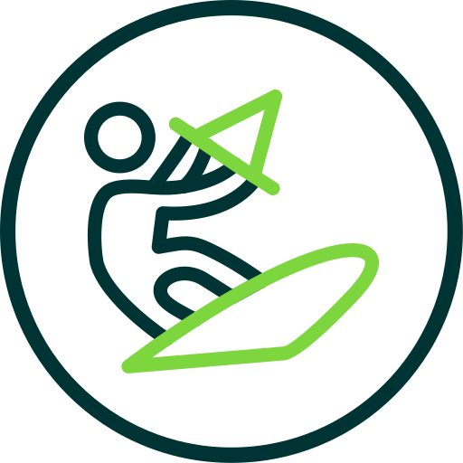 kitesurfen kostenlos Icon kitesurfen kostenlos Icon