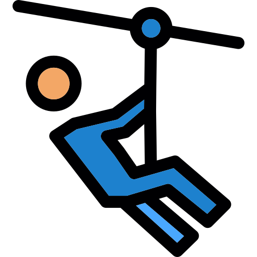 Zipline free icon Zipline free icon