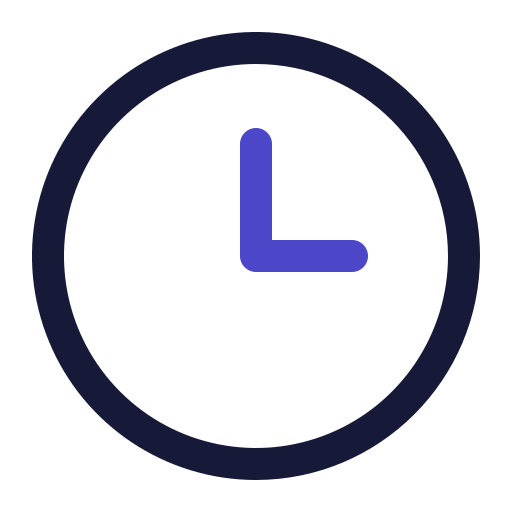 Clock Generic Outline Color icon