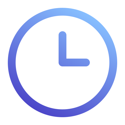 Clock Generic Gradient icon