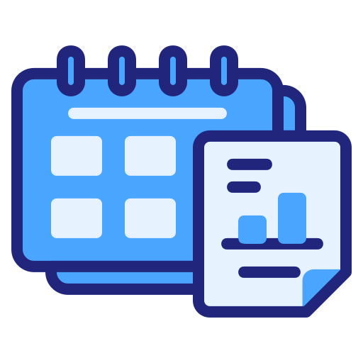 Calendar Generic Blue icon