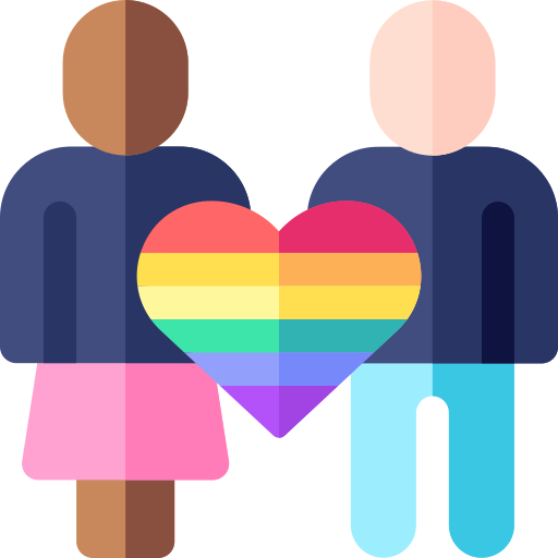 Lgbt Basic Rounded Flat Icon