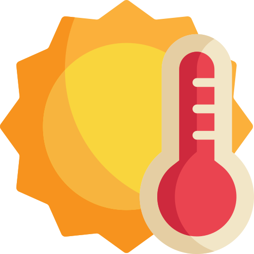 la temperatura icono gratis