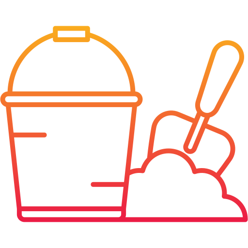Sand bucket free icon