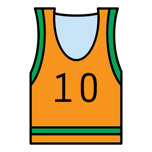 camiseta de baloncesto icono gratis