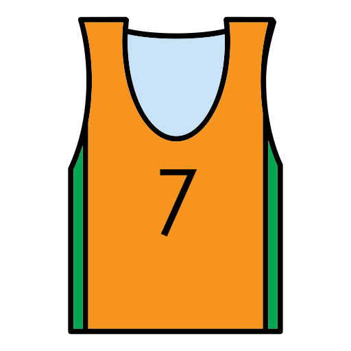 camiseta de baloncesto icono gratis